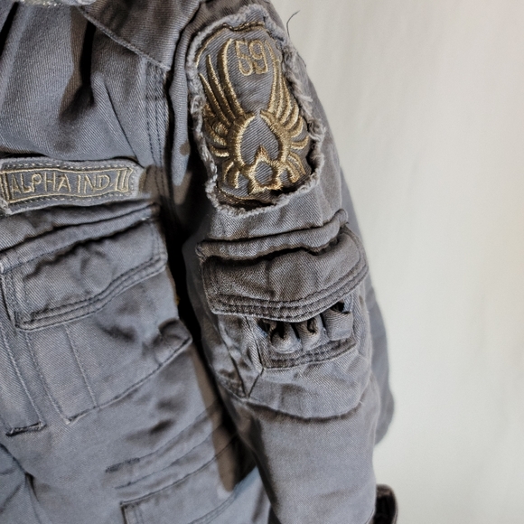 Alpha Industries 2T child's coat 100% cotton, military style - Picture 9 of 12